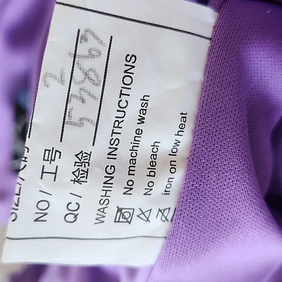 Purple One Shoulder Lilac Sequins Prom Homecoming Dress 6 - Picture 10 of 10